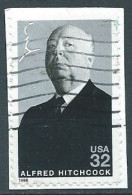 VERINIGTE STAATEN ETAS UNIS USA 1998 ALFRED HITCHCOCK USED ON PAPER SC 3226 YT 2766 MI 2996 SG 3465 - Used Stamps