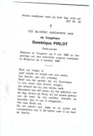 DP Dominique PIRLOT   Geboren Tongeren  1960   Verongelukt Te Borgloon  1980 - Religion & Esotérisme