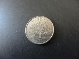 USA 1/4 Dollar 1999 - Connecticut - The Charter Oak - 1999-2009: State Quarters