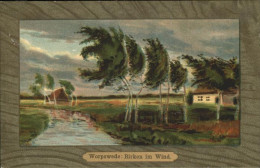 41315919 Worpswede Birken Im Wind Kuenstlerkarte Worpswede - Worpswede