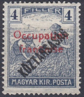 Arad Occupation Française En Hongrie Mi 32 * Moissonneurs  O D'OCCUPATION Plus Haut (K14) - Unused Stamps