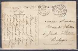 Postkaart Van Rivieres (Frankrijk) Naar Graide (sterstempel) - Postmarks With Stars