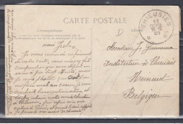 Postkaart Van Thieusies (sterstempel) Naar Hainaut - Postmarks With Stars