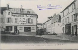 C. P. A. : 91 : IGNY : Place De La Mairie Et Rue De Versailles , Animé, Timbre En 1903 - Igny