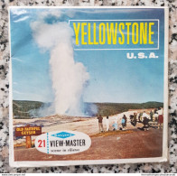 Bp134 View Master  Yellowstone Usa 21 Immagini Stereoscopiche Vintage Nuovo - Visionneuses Stéréoscopiques