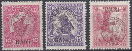 Transylvanie Cluj Kolozsvar 1919 N° 11-13 * Timbres De Bienfaisance (K14) - Transylvanie