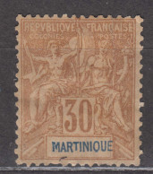 Martinique 1892 Yvert#39 Mint Hinged (avec Charniere) Crease - Unused Stamps