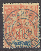 Martinique 1892 Yvert#40 Used - Gebruikt