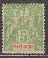 Martinique 1899 Yvert#44 Mint Hinged (avec Charniere) - Unused Stamps