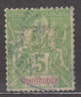 Martinique 1899 Yvert#44 Used - Used Stamps