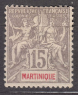 Martinique 1899 Yvert#46 Mint Hinged (avec Charniere) - Ongebruikt