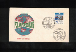 Germany 1981 Polar Research FDC - Forschungsprogramme