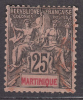 Martinique 1892 Yvert#38 Used - Used Stamps