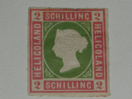 HELIGOLAND 1867 2 Schilling Neuf* Non Dentelé - Heligoland (1867-1890)