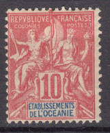 Oceania Oceanie 1900 Yvert#15 Mint Hinged (avec Charniere) - Unused Stamps
