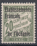 Oceania Oceanie 1926 Timbres-taxe Yvert#3 Mint Never Hinged (sans Charniere) - Neufs