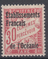 Oceania Oceanie 1926 Timbres-taxe Yvert#4 Mint Hinged (avec Charniere) - Ongebruikt