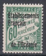 Oceania Oceanie 1926 Timbres-taxe Yvert#6 Mint Never Hinged (sans Charniere) - Ungebraucht