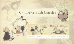 2018 Australia Children's Bush Classics Literature Koala Bears Souvenir Sheet MNH - Mint Stamps