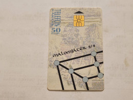 HUNGARY-(HU-P-1995-01Aa)-Malom-Tes (3/4)-(155)(50units)(1995)(tirage-250.000)-USED CARD+1card Prepiad Free - Hungría