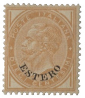 Uffici Postali All'Estero - Levante - 1874 Levante - 10 Cent Ocra Bene Dentellato - Centratura Nella Norma - ED - (4) - Other & Unclassified