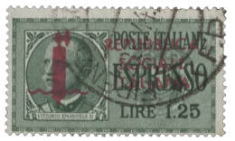 Repubblica Sociale  - G.N.R. Brescia - 1944 R.S.I. - Espresso 1,25 Verde Soprastampato GNR In Carminio Lillaceo Emission - Other & Unclassified