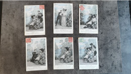 LOT 6 CARTE POSTALE CP FANTAISIE AMOUR AMOUREUSE PÊCHE  ANNEES 1900 TBE - Collections & Lots