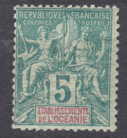 French Oceania Oceanie 1892 Yvert#4 Mint Hinged (avec Charniere) - Neufs