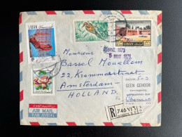 LEBANON 1973 REGISTERED AIR MAIL LETTER BEYROUTH TO AMSTERDAM 28-02-1973 LIBAN - Lebanon