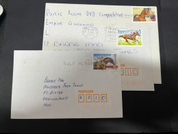 27-1-2024 (2 X 29) Australia (3 Covers) With Horse Racing Stamps - Lettres & Documents