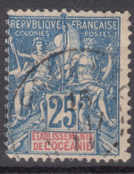 French Oceania Oceanie 1900 Yvert#17 Used - Usados