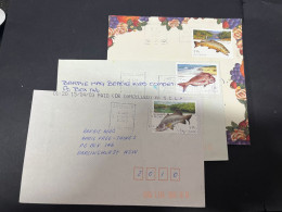 27-1-2024 (2 X 29) Australia (3 Covers) With Fish Stamps - Briefe U. Dokumente
