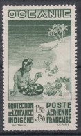 French Oceania Oceanie 1942 PA Yvert#5 Mint Never Hinged (sans Charniere) - Unused Stamps