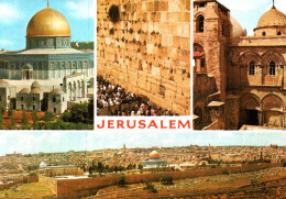 21202 JERUSALEM  Is The Holy Of The Three Monotheistic Faiths Saint Des Trois Religions Monothéiste     Israël (2 Scans) - Israel