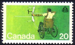 (C06-94ia) Canada Archer Achery Bow Arch Arc Handicap Hibrite MNH ** Neuf SC - Neufs