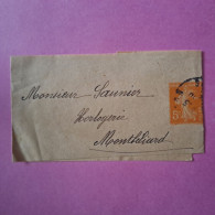 N°158 BJ1 - Semeuse 5 C. Orange Cote 2024 35€ - Newspaper Bands