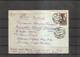 Russie ( Lettre Recommandée De 1956 De Tartu Vers La Grande-Bretagne à Voir) - Storia Postale