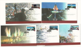 2004  Tourist Attractions  Sc 2019-23  From Booklets  On 5 FDCs - 2001-2010