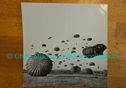 PARACHUTISTES PARACHUTE PHOTO - Aviation