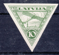 Latvia Lettland 1928 Airmail Mi#129 Imperforated MNG - Lettonie