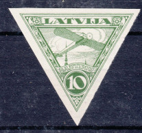 Latvia Lettland 1928 Airmail Mi#129 Imperforated MNG - Lettland