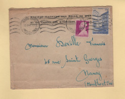 Monaco - Monte Carlo - 1947 - Destination Nancy - Cartas & Documentos