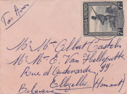 From Rwanda To Belgium - 1952 - Lettres & Documents