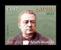 Latvia 2023 Mih. 1205 Father Of Latvian Theater Adolfs Alunans MNH ** - Lettonie