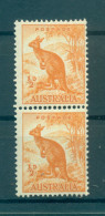Australie 1948-49 - Y & T N. 163A - Série Courante (Michel N. 194) - Paire Coil (vii) - Neufs