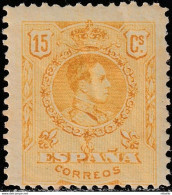 LOTE 2238 D /// (C100) 1909. * Edifil: 271. ALFONSO XIII MEDALLON - ****Nº DE CONTROL AZUL. MUY RARO**** - Nuevos