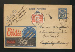 Strafport Op Publibel 1947 - Storia Postale