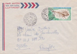 From Afar Et Issas To France - 1976 - Lettres & Documents