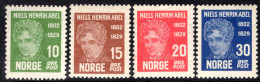 Norway 1929 Death Centenary Of N. H. Abel Unmounted Mint. - Nuevos