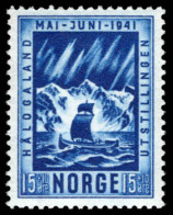 Norway 1941 Haalogaland Exhibition And Fishermen's Families Relief Fund Unmounted Mint. - Ungebraucht